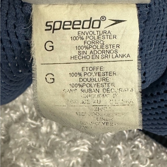 Speedo Blue Swim Trunks Sz Large - Picture 6 of 11